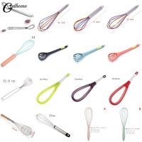 Kitchen Silicone Whisk Non-Slip Easy To Clean Egg Beater Milk Frother Kitchen Utensil Specialty Kitchen Silicone Egg Beater Tool