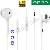 OPPO หูฟัง R11ซื้อ1แถม1 OPPO หูฟังเอียร์บัด In-ear Headphones รุ่น MH135 ใช้ได้กับ Find7 N1 F1S R9 R11 (สีขาว)