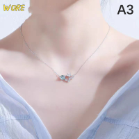 ?【Lowest price】WORE สร้อยคอประดับจี้รูปดาวสำหรับผู้หญิงสไตล์เกาหลีสร้อยคอโซ่สำหรับนักเรียนเหมาะสำหรับเป็นของขวัญวันเกิดให้กับเพื่อนที่ดีที่สุด