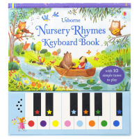 Usborne nurse rhymes keyboard Book Classic nursery rhyme goose mother nursery rhyme track piano keyboard Book Childrens English artistic imagination cultivation English original book