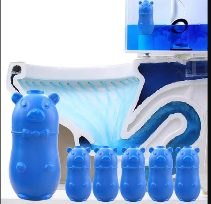 MIC. toilet cleaner gel blue bear Bathroom Bubble Magic Automatic Flush Bathroom Toilet Bowl
