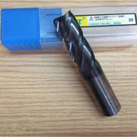 YFT Carbide End Mills Diameter 20mm 4-blade Tungsten Steel Router Milling Cutter HRC 45 CNC Tools