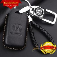 LAIFU Honda Key Cover Honda City Civic Car Leather Key Case Key Package Smart Button Fit For All H