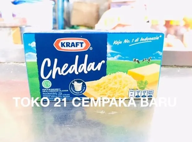 Keju Batang KRAFT CHEDDAR 165 Gram | Keju Blok Cheese Kraft Murah 165g ...