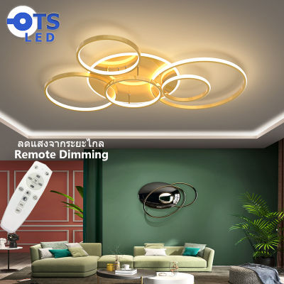 TS LED โคมไฟติดเพดาน ไฟติดห้องนอน ไฟติดเพดานห้อง โคมไฟห้องโถง โคมไฟโมเดิร์น คิม โคมไฟนอร์ดิก โคมไฟเพดานสวยๆ 220V