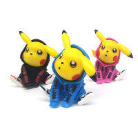 ของขวัญของเล่น PVC 3สี6ซม. โปเกมอนกันลม Pikachu ตัวการ์ตูนญี่ปุ่นของเล่นโมเดลของขวัญสำหรับเด็กของขวัญสำหรับเด็ก ef toy