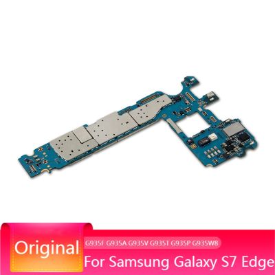 เมนบอร์ดสำหรับ Samsung Galaxy S7 Edge G935f G935p G935t G935v G935a G935fd G935w8เมนบอร์ดที่มีชิปเต็ม