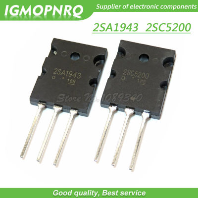 10pcs/lot 2SA1943 2SC5200 5PCS A1943 + 5PCS C5200 TO 3PL pair tube  amplifier original authentic