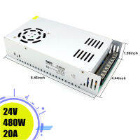 S-480-24 Switching Power Supply Lighting Transformer DC 24V 20A 480W สำหรับ LED Strip Light Switching Power Adapter Driver Switch