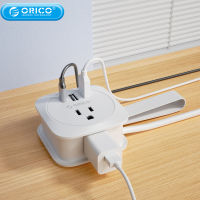 ORICO สายไฟ USB เดินทางตัวกรองเครือข่ายแบบติดผนังพร้อมอะแดปเตอร์แปลงไฟ2 AC 2 USB แท่นชาร์จพกพาปลั๊กเสียบ USB