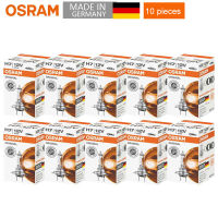 10ชิ้น H3 H1 OSRAM H7 H4 H11 9005 9006โคมไฟเดิมไฟหน้าสีขาว H8 H9 H16 HB3 HB4ไฟตัดหมอกหลอดฮาโลเจนในรถผลิตในประเทศเยอรมนี