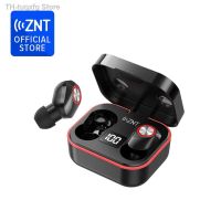 【หูฟัง】 [ใหม่] ZNT M8 Bluetooth 5.0 หูฟังไร้สาย True Wireless หูฟังบลูทูธพร้อมหูฟังแบบกระจกพร้อมไมโครโฟนในตัว Binaural และจอแสดงผลดิจิตอล