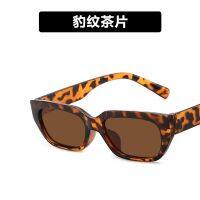 (JIUERBA)COD Western R สไตล์ Cat Eye แว่นตากันแดดสำหรับผู้หญิง Candy สีขนาดเล็กแคบ Shades สำหรับผู้หญิงผู้ชาย