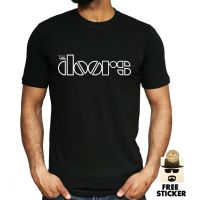 The Doors ชุดคุณภาพสูงหลากสีในตำนานเสื้อยืดแขนแขนสั้นคอกลมสำหรับผู้ชายขนาดใหญ่พิเศษเสื้อกีฬาฟิตเนสผลิตภัณฑ์เชิงสร้างสรรค์