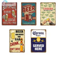 Iron Painting Vintage Metal Sign Plaque Retro Alcohol Liquor Wall Poster