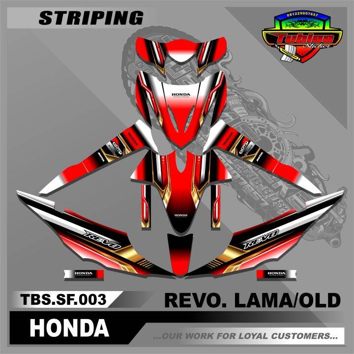 Sticker Decal Full Body REVO LAMA - Stiker Sticker Decal Motor REVO ...