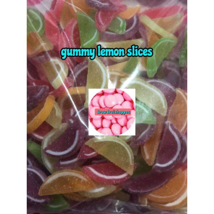 500g!!Gummy Lemon Slices!estimated 95100 pcs Lazada PH