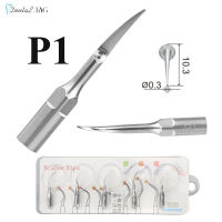 5ชิ้นแพ็คทันตกรรม Fit EMS นกหัวขวาน P1 Ultrasonic Scaler Scaling Tips Handpiece