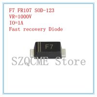 20PCS F7 F1M FR107 1A 1000V ไดโอดกู้คืนอย่างรวดเร็ว SOD-123 SMD