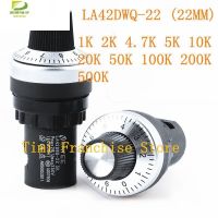 LA42DWQ-22 1K 2K 4.7K 5K 10K 20K 50K 100K 200K 500K 22mm Diameter Pots Rotary Potentiometer Converter Governor Inverter 20MM