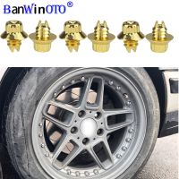 [HOT AIXUSACJWII 526] 100ชิ้น/เซ็ต6.9มิลลิเมตรสากลรถล้อ Rivets ถั่วล้อ Rims กระดุมโลหะผสมพลาสติกหมวกลิปสกรูกลอนยางรถจัดแต่งทรงผม Tunning