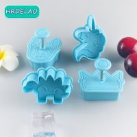 4pcs Play Dough Model Tools 3D Animal Dog Plasticine Kits Set Soft Clay Cutters Moulds Learning Education toys for children Gift