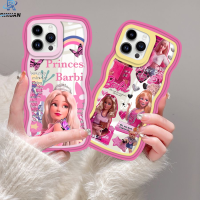 เคส Rixuan Oppo A12 A38 A17 A5s A78 5G A16 A16s A54s A96 A74 A55 A57 A3S A15 A7 A77s A54 A17K A92 A53 A16K Reno 8T A5 5F A76 A16E การ์ตูนเคสนิ่มเจ้าหญิงบาร์บี้สวยน่ารัก