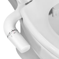 Bidet Attachment Tocadores Slim Toilet Seat Attachment Dual Nozzle Bidet Adjustable Water Pressure Non Electric Butt Sprayer