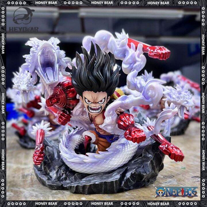 【Authentic Authorization】One Piece Luffy Anime Figures Hydra Snake Man ...