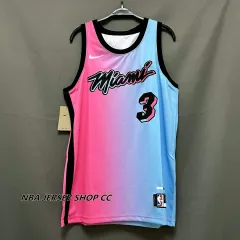 Jimmy Butler #22 Miami Heat 2020-21 Blue Pink Rainbow City Jersey