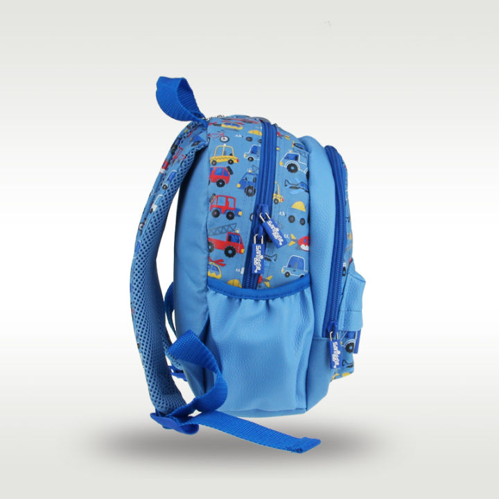 ออสเตรเลีย-original-smiggle-กระเป๋านักเรียนเด็กอนุบาลกระเป๋าเป้สะพายหลังชายกลางและขนาดเล็ก1-4ปีเกาหลีรุ่นรถกระเป๋า11l