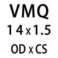 10ชิ้น/ล็อตซิลิโคนขาวแหวนซิลิโคน /Vmq โอริงหนา1.5มม. Od14/15/16/17/18/19/20มม. โอริงปะเก็นยางซีลเครื่องซักผ้า