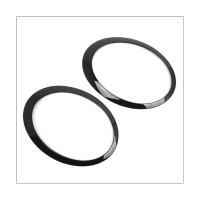 1Pair Headlight Trim Ring Glossy Black Replacement Accessories for R50 R52 R53 2001-2006 63126917835 63126917836