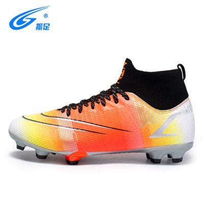 สินค้าขายดี2ขนาด33-45รองเท้าฟุตบอลของผู้ชายรองเท้าฟุตบอลสนามหญ้ารองเท้ากีฬาพื้นแข็ง TF รองเท้าฟุตบอลที่ออกแบบใหม่
