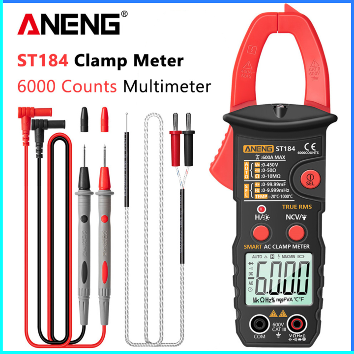 COD ANENG Digital Multimeter Voltage Tester Clamp ST184 / multimeter