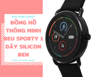 Đồng hồ thông minh BeU Sporty 1 dây Silicon Đen