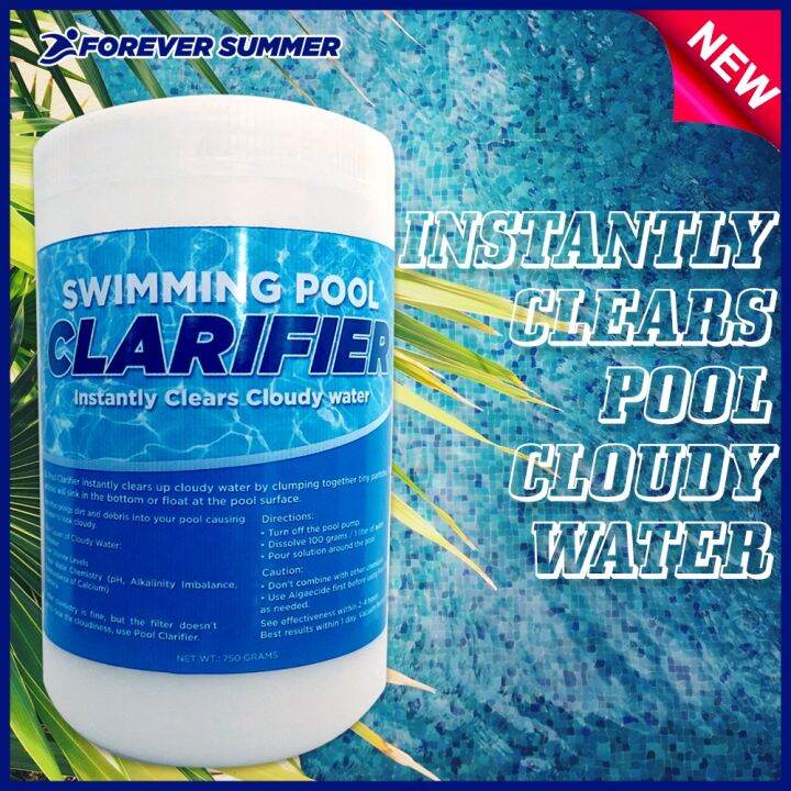 Swimming Pool Clarifier Instantly Clears Pool Cloudy Water 750grams ...