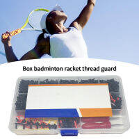 แบดมินตัน Grommet Line Racquet กีฬาเทนนิสสีดำพร้อม Stringing Tool ตาไก่ไนลอนทนทานท่อแร็กเก็ตถังขนาดใหญ่ Package