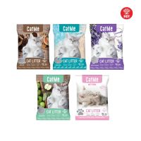 CatMe Litter 10 L. ทรายแมว ทรายหินภูเขาไฟ จับตัวเป็นก้อนเร็ว กลิ่นหอมสดชื่น บรรจุ 10 ลิตร (8 Kg.)