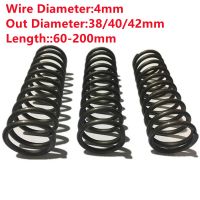 Custom Precision Heavy Duty Large Steel Compression Spring 4mm Wire Diax38/40/42mm Out Diax60/70/80/90/100/120/150/200mm Length