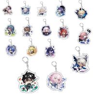 เกม Honkai: Star Rail Key สองด้านพวงกุญแจ Dan Heng มีนาคม 7th Bronya Seele แอสต้า Herta อะคริลิคจี้ Keyring ของขวัญวันเกิด