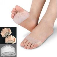 ◇ 1Pair Silicone Forefoot Pads for Women High Heel Shoes Foot Blister Care Toes Insert Pad Finger Toe Separator Gel Pads Foot Care