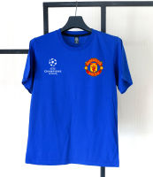 เสื้อยืดสกรีนลายสโมสรฟุตบอล(UEFA ManU) เสื้อยืดแฟชั่น เสื้อยืดชายหญิง สไตล์ Unisex cotton 32 เนื้อนุ่มไม่หด ไม่ย้วย