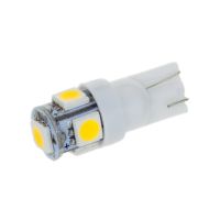 【YF】✌♣❍  Car T10 5SMD 5050 car W5W 5led 194 Wedge Door Instrument Side Bulb Lamp 10pcs/Lot