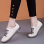 Soft Leather Casual Shoes White Shoes Women Korean Style Fashion Sneakers thumbnail