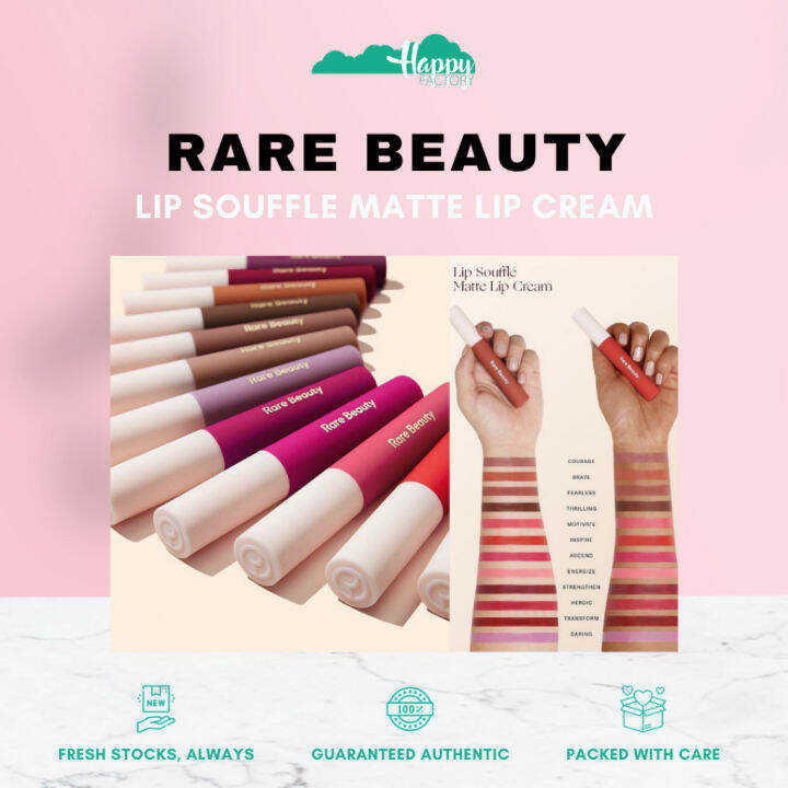 Rare Beauty By Selena Gomez Lip Souffle Matte Cream Lipstick Fearless Rare Beauty By Selena Gomez Lip Souffle Matte Cream Lipstick Fearless