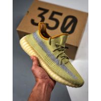 Original Ad1das Yezy 350 B00ST V2 "Marsh" รองเท้าผ้าใบสำหรับผู้ชายและผู้หญิงรองเท้าผ้าใบลำลองรองเท้าวิ่งกีฬาวิ่งจ๊อกกิ้งรองเท้าเดิน