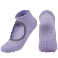 【YD】 23 Colors Big Size Socks Silicone Non Pilates Breathable Ballet Cotton Slippers