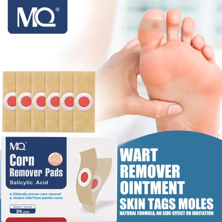 24PCS Warts remover Foot Corns Remover Patch To remove calluses on the