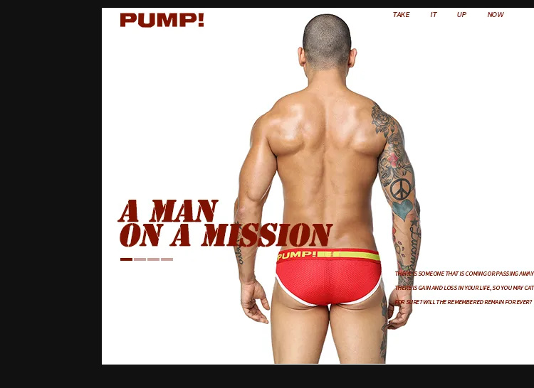 CMENIN PUMP 3Pcs Cotton Sexy Nam Giới Quần Lót Quần Lót Nam Quần Lót Thoải  Mái Trượt Jockstrap Đồ Lót Người đàn ông Tóm Tắt Ropa Nội Thất Hombre H117  